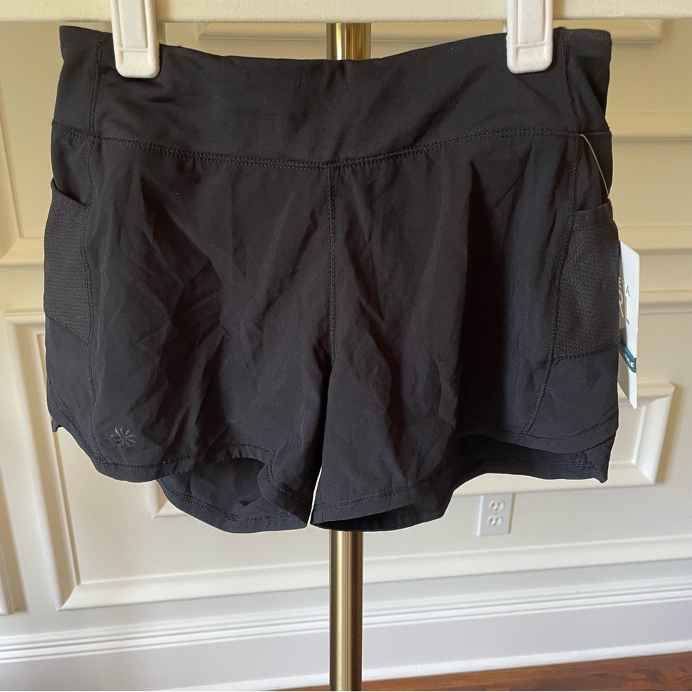 NWT Girls Athleta Black Shorts 8-10 athletic sports running